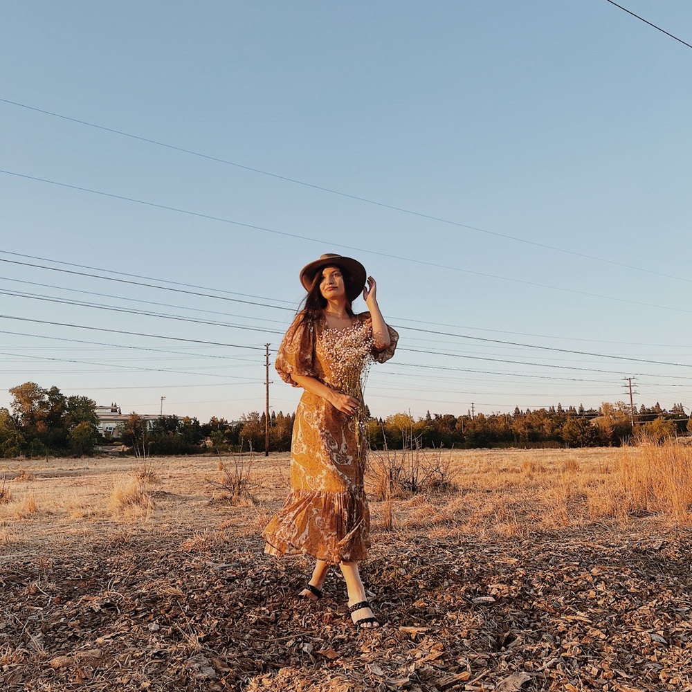 Minkpink paisley dress